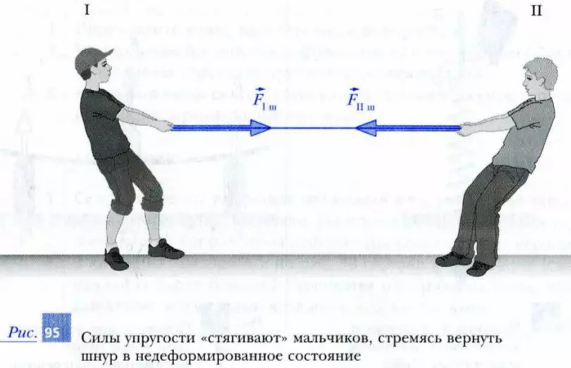 Силы упругости, возникающие в деформированном теле