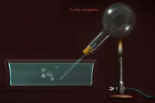Расширение газа при нагревании